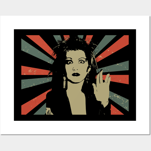 Cyndi Lauper || Vintage Art Design || Exclusive Art Wall Art by Setipixel